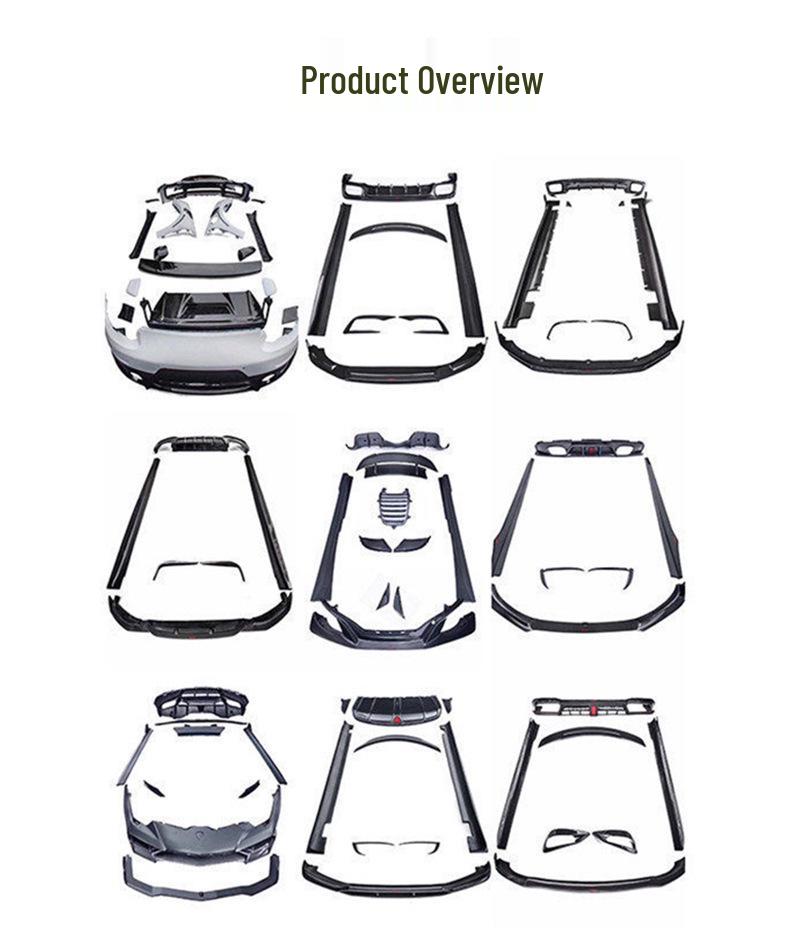 Upgrade your Tesla Model 3 P with CMST carbon fiber front lip with lights, rear lip, air intakes, and side skirts.