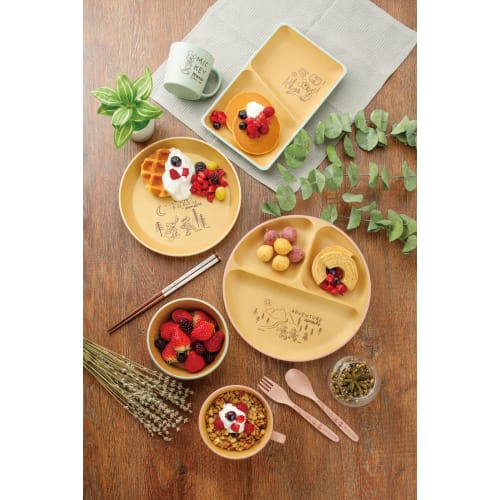 Kano Disney Mickey's Adventure Antybakteryjny Kwadratowy Talerz, 24 x 15 cm, Różowy, 74447