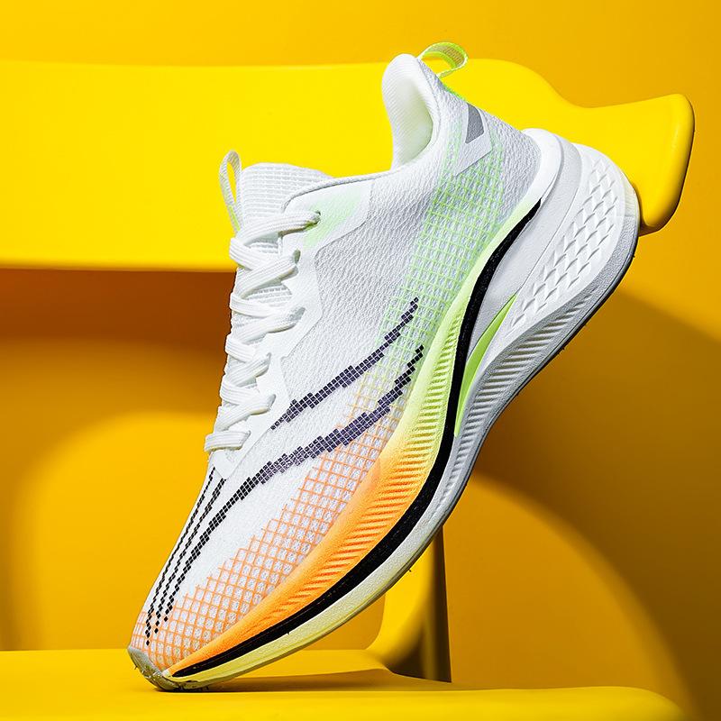 Running shoes summer breathable non-slip new ultra-light carbon plate professional racing casual sports shoes