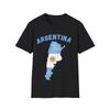Argentina Flag Unisex Soft T-Shirt, World Cup Shirt, Gift for Him, Gift for Her