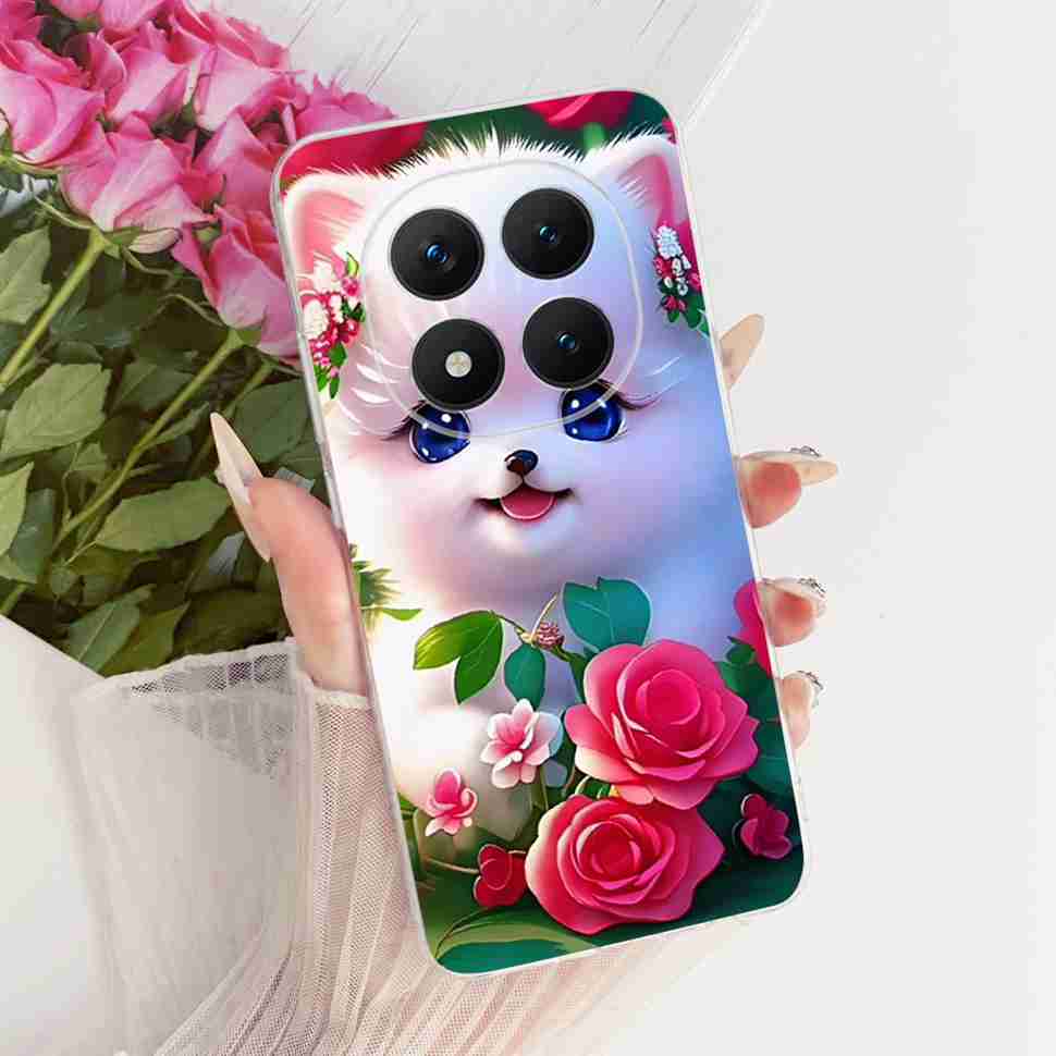 Für Xiaomi Redmi Note 15 Pro Plus ProPlus 5G Hülle Blume Cartoon Hülle Weiche Silikonhülle Für Redmi Note 15 Pro+ Hülle