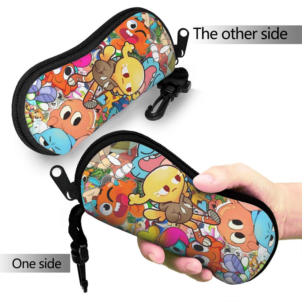 Lovely Cartoon Glasses Case The Amazing World Of Gumballs Accessories Box Glasses Storage Box Anti-Pressure Eyewear Container