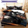 3pcs Warhammer 40K Bedding Set Duvet Cover Closure Includes 1 Duvet Cover & 2 Pillowcases, Soft and Comfortable for All Seasons.