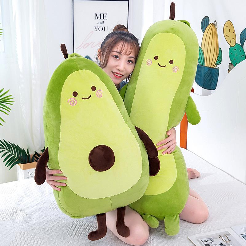 Ins Cute Avocado Throw Pillow Cushion Doll Doll Fruit Soothing M Rag Doll Children'S Birthday Gift