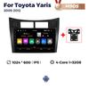 Navifly 8-Core 8+256G Android 13 Car Radio Multimedia Player For Toyota Yaris 2005-2012 GPS Carplay Auto Stereo 2Din Head Unit