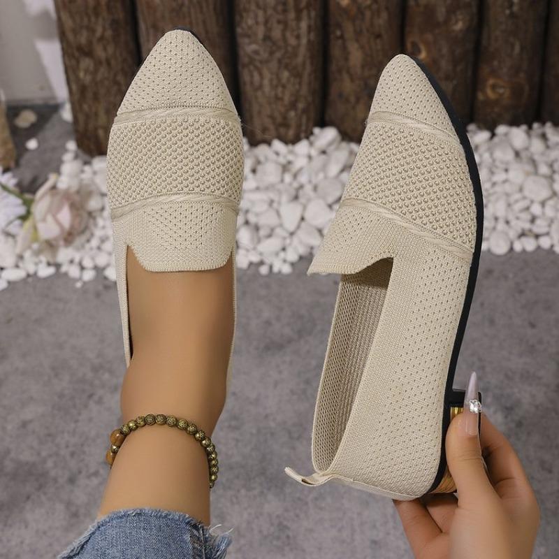 Modne letnie siateczkowe kwadratowe noski oddychające buty damskie modne ażurowe codzienne płaskie buty dla kobiet