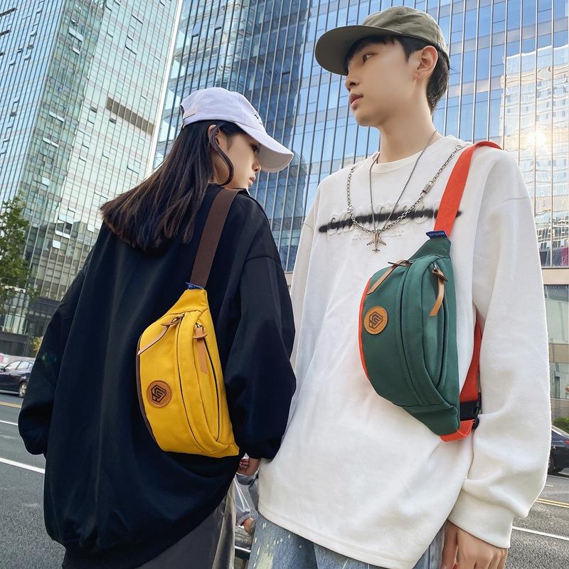Chest Bag Fashion Casual Versatile Crossbody Bag Multi Functional Large Capacity Trendy Sports Waistpack