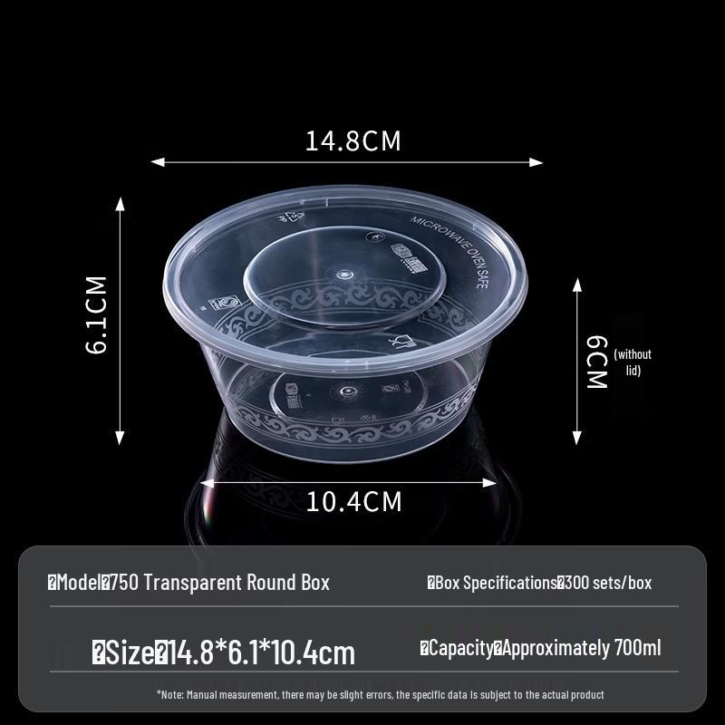 Disposable Round Wheat Straw Bowls with Lids