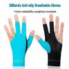 Custom Breathable Three-Finger Billiard Gloves - Fingerless Snooker Mesh Design