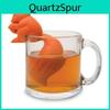 Poop Shaped Tea Strainer With Silicone Design For Tea Parties**