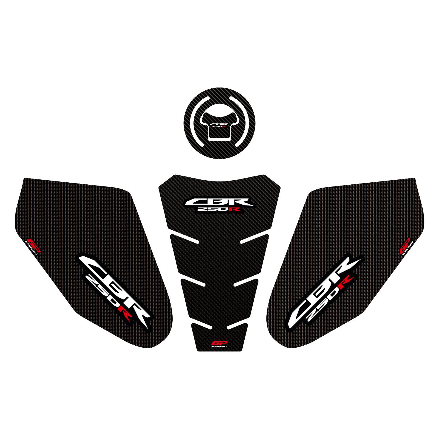 

GP Composite Honda CBR250 2011-2012 Compatible Tank Pad Carbon
