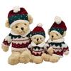 Santa's Factory Christmas Collection Christmas Sweater Bear Plush Toy, Nordic Style, Size L, S037304