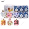 6Pcslots  Anime Figure Set Elf Ball Eevee Teacup Garden Succulent Plants Action Model Perfume Bottle Doll Toy Kids Gifts