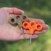 5pcs Outdoor Tent Stakes Heavy Type Ground Anchors Outdoor Camping Pegs for Beach Or Mountain Use