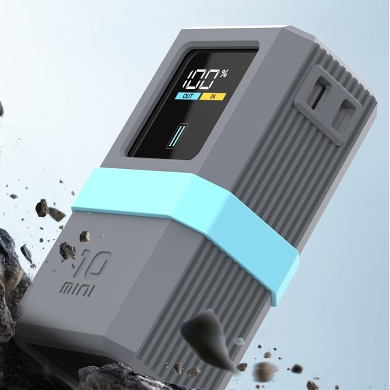 Silicone Case for 10 Mini 10000mAh PB1055 55W Energy Bank Storage Travel Protective Cover Shockproof Sleeve Cover