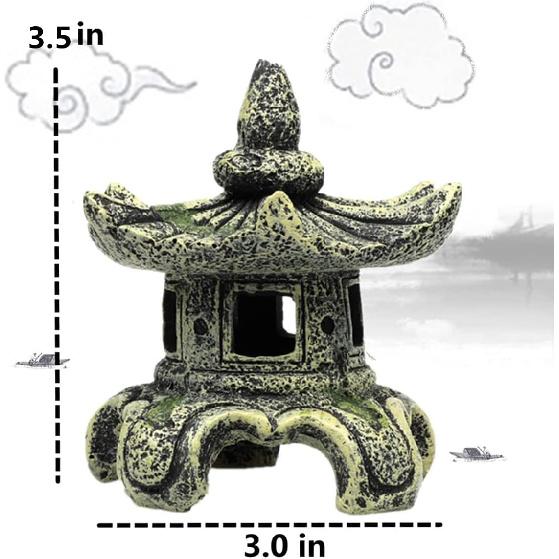 Азиатский Декор Фонарь-Пагода Статуя для улицы, Садовые Аксессуары из Смолы