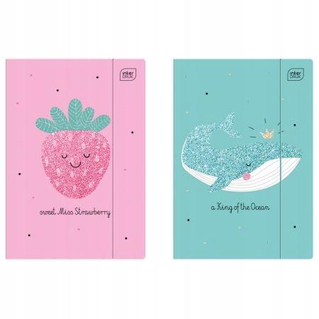 Glitter A4 Elasticated Folder For Kids
