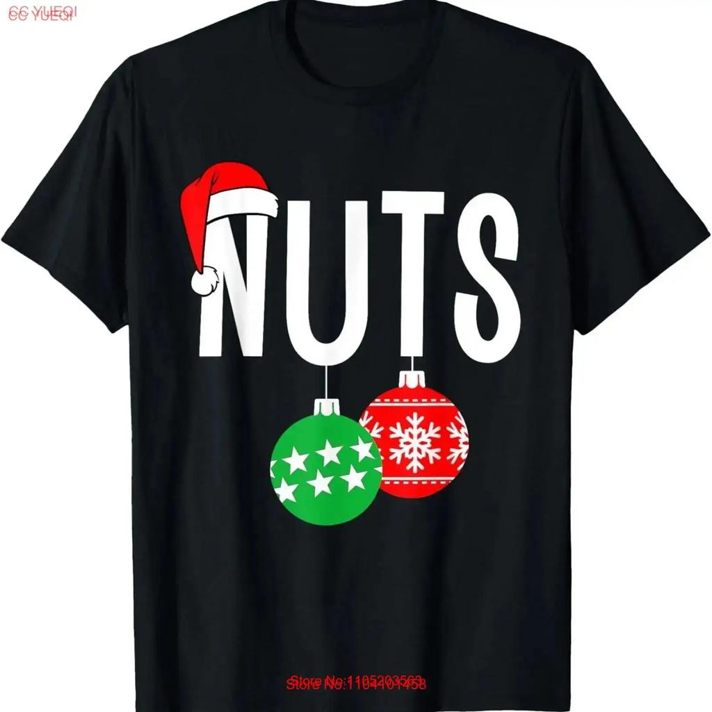 Chest Nuts Matching Chestnuts Funny Christmas Couples T Shirt Vintage Streetwear Slightly Versatile Stretched Fashion