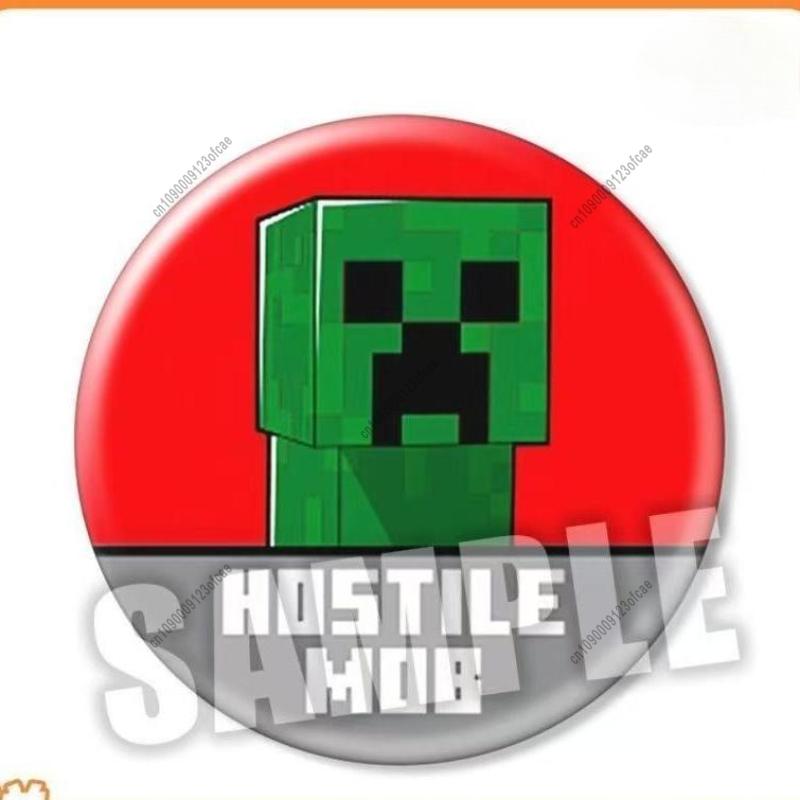 Pixel Style Game Badge Cute Cartoon Pins Decorative Brooch for Backpack Clothes Gift Trendy Accessories Gamer Collectible Button