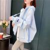 Solid Color Sweatshirt Cardigan Women's Thin Autumn Loose Sweatshirt Jacket Fashionable Long Sleeved Hooded Sweatshirt