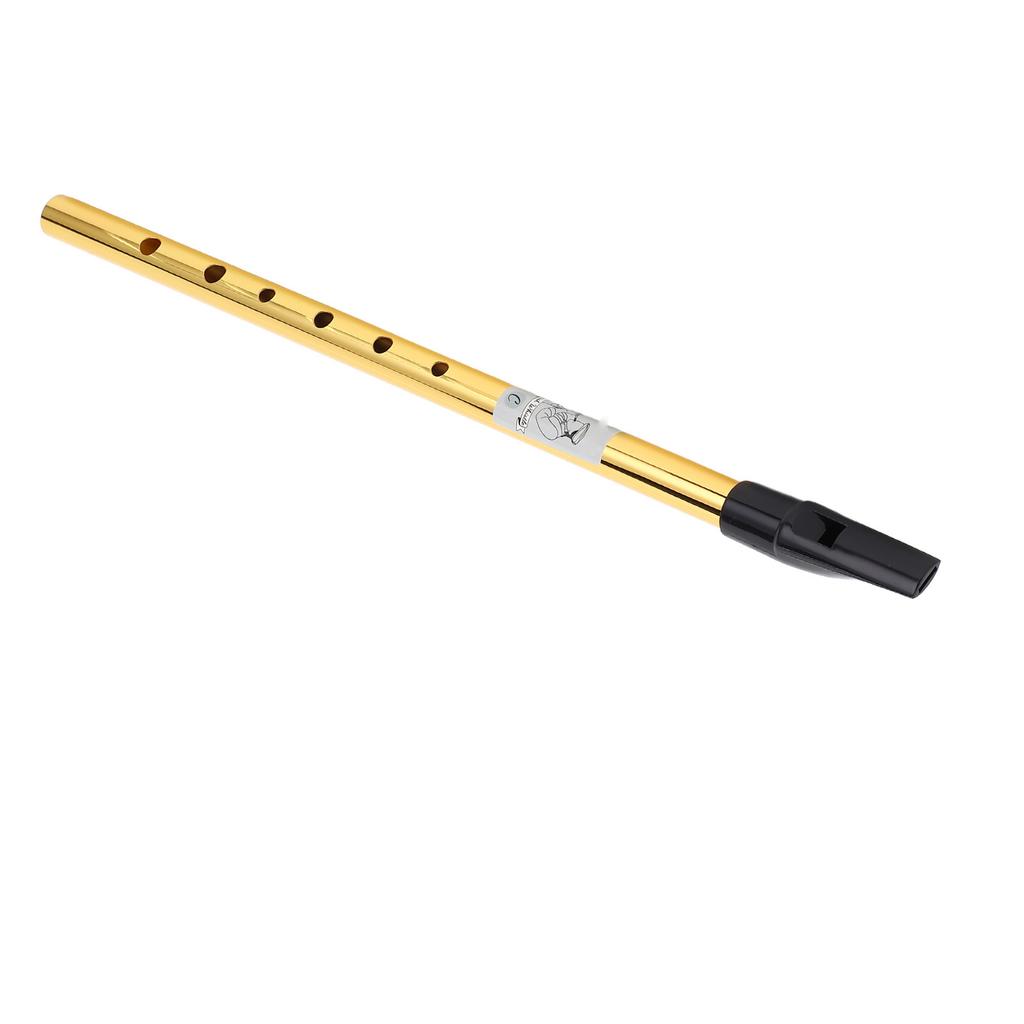 6 Holes Irish Tin Whistle Clear Sound Wind Musical Accurate Tuning Whistle Flute for Beginners C Tune