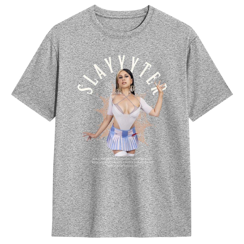 Hyperpop Dreams A Tribute To Slayyyter Tshirt Summer Vintage Tshirts 100 Cotton Hip Hop Tee Shirt For Male Design Clothes