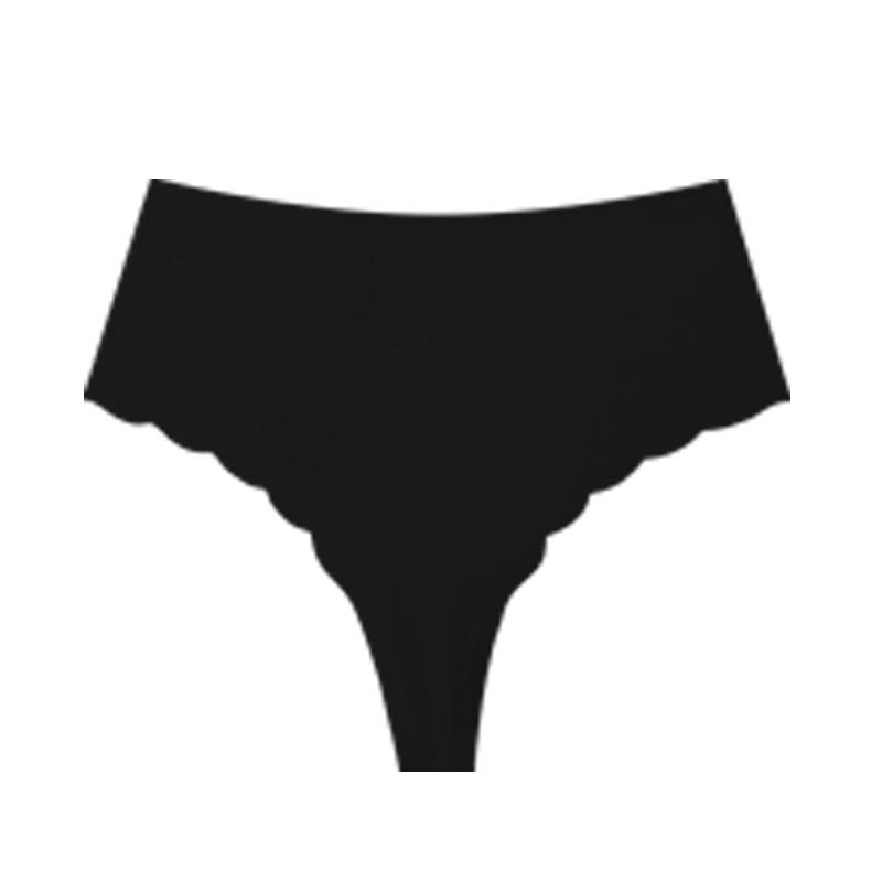 High Waist Eisseide Nahtlose Sexy Slips Übergröße Yoga Atmungsaktive Damen Tanga Slips