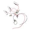Electric Guitar Pickups Kit Prewired Set Single Coil with Timbre Volume Line Replacement for ST