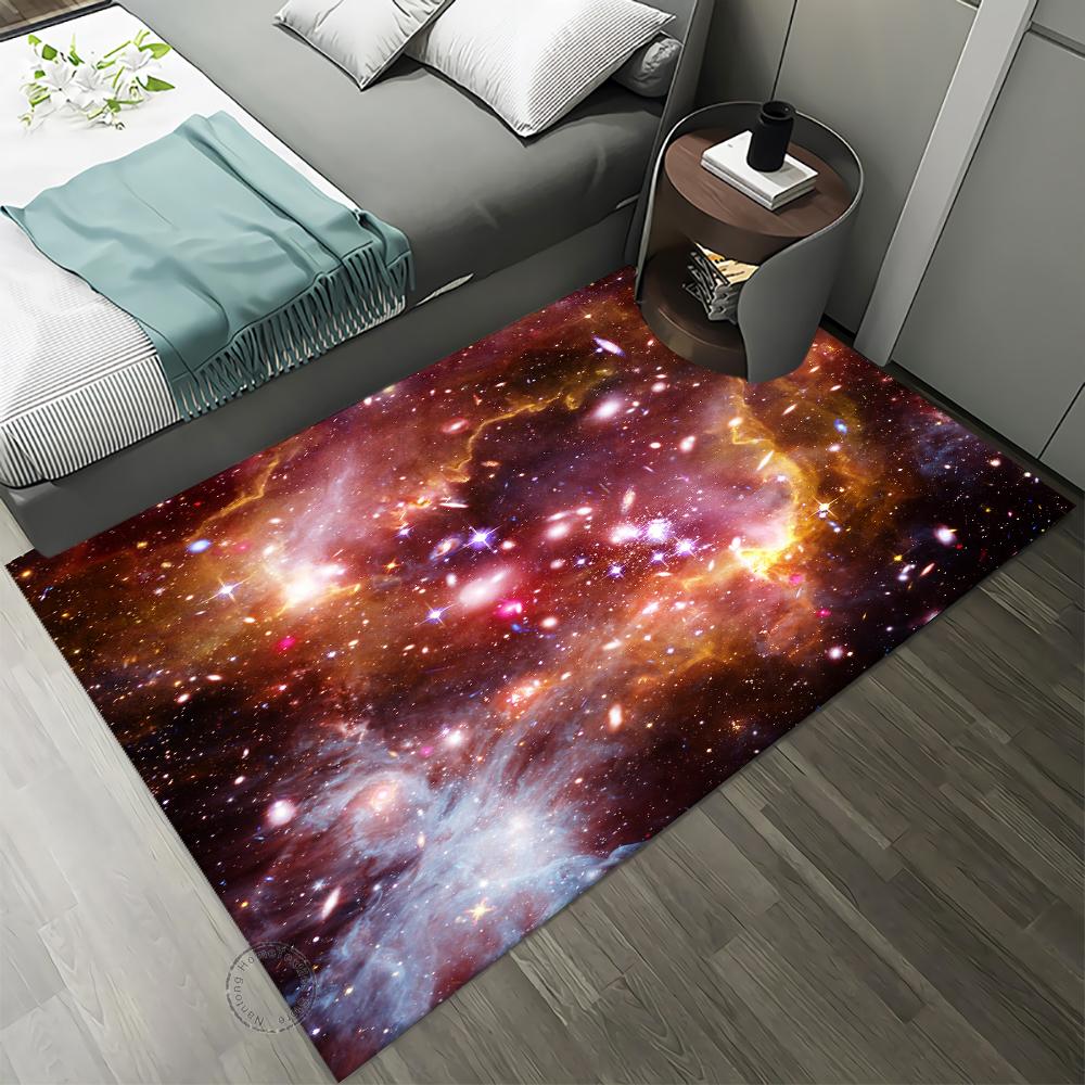 Naked Eye 3D Earth Planet Pattern Carpet For Living Room Bedroom Door Mat Bath Leisure Home Decor