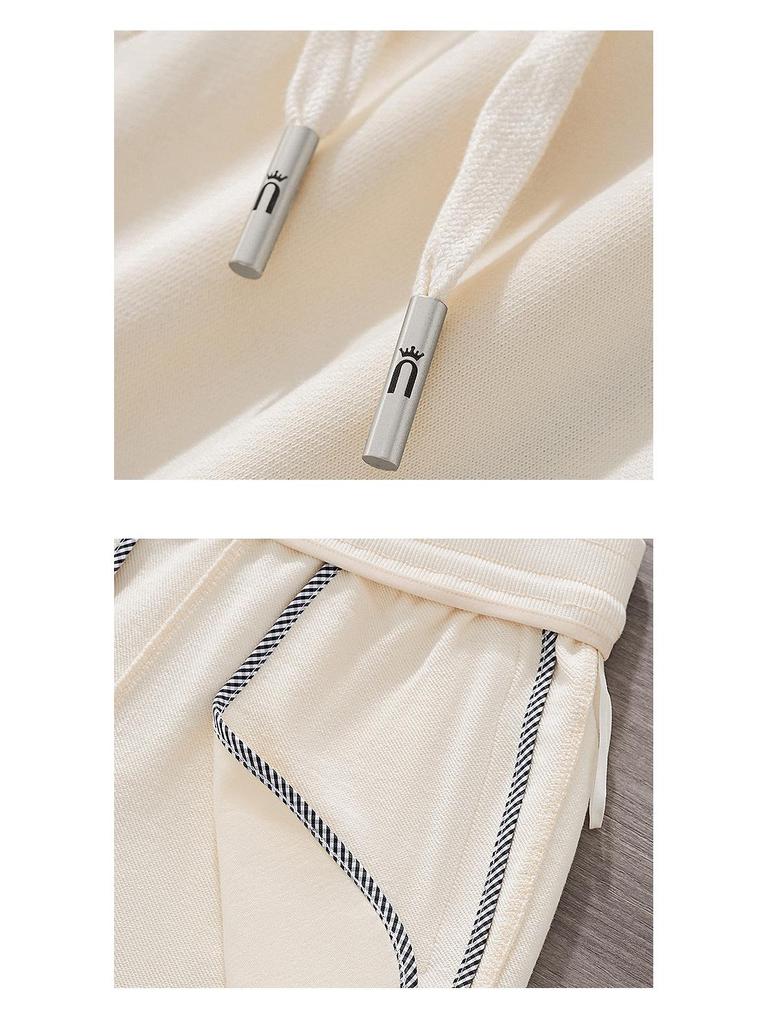 GAGN Women's Slim-Fit Apricot Sweatpants - Heavy Cotton, Spring/Autumn 2025 Collection