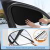 Car Side Window Sun Shade & Privacy Curtain for Interior Heat Protection and Baby Safety