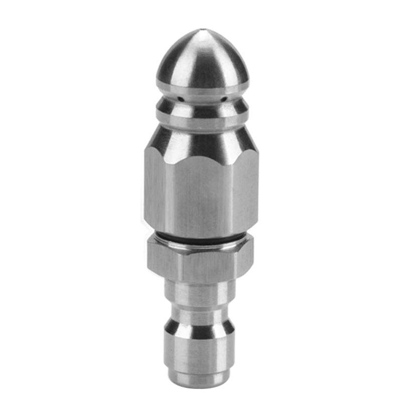 Stainless Steel High-Pressure Sewer & Pipe Dredging Nozzle Set