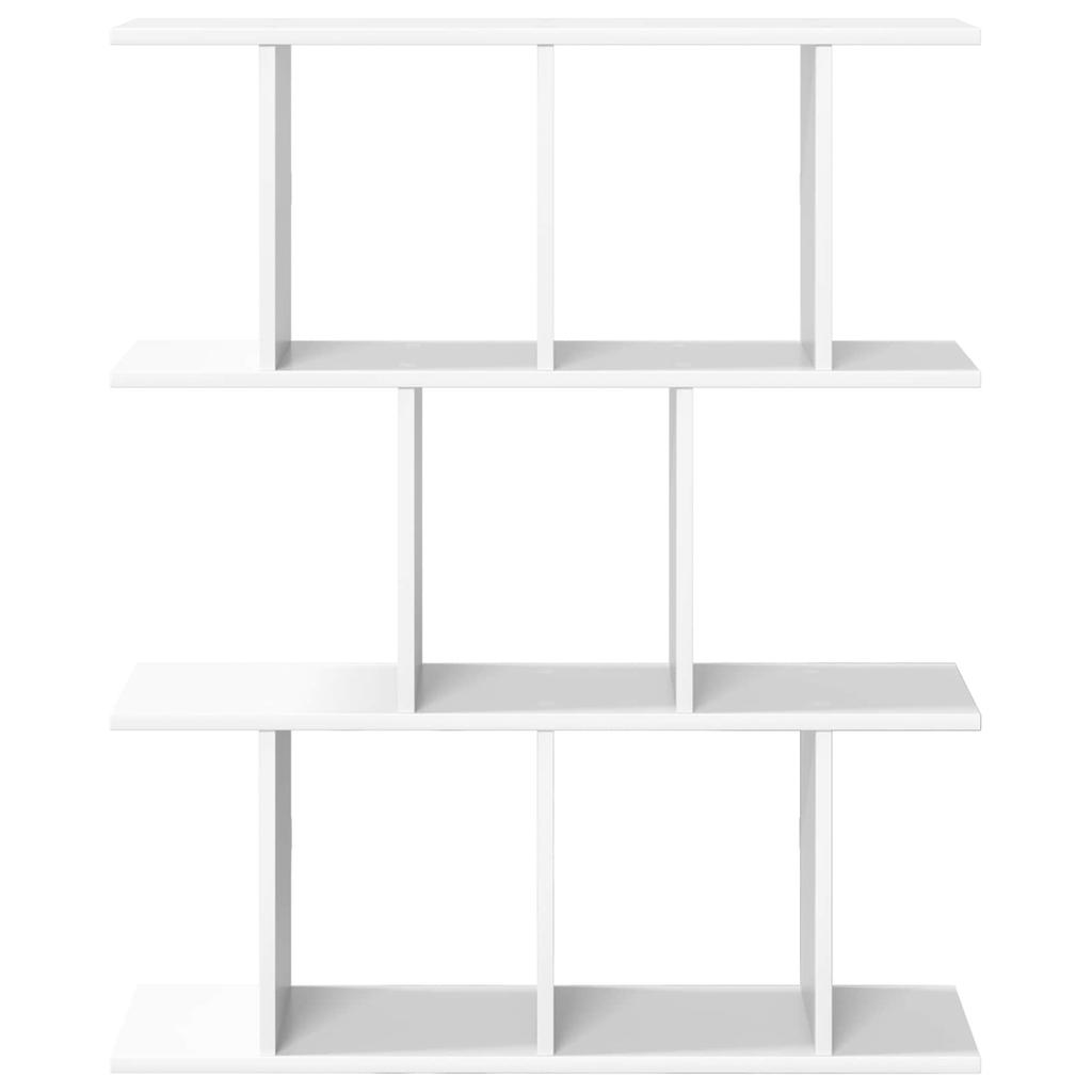 Wall Shelf White 80 x 20 x 96 cm Engineered Wood