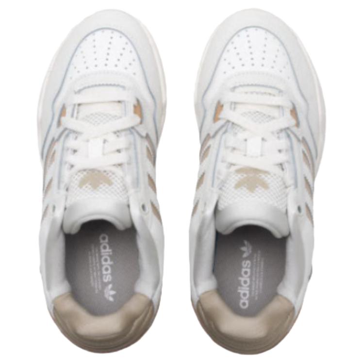 Adidas Originals Drop Step 2.0 Abrasion Resistant, Lightweight, And Breathable Low Top Skateboard Shoes Women's White Sneakers JQ0078