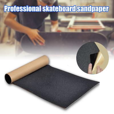 Skateboard Grip Tape 80x20cm Waterproof Anti Slip Sandpaper for Longboard Scooter Rollerboard Stairs Wheelchair Steps
