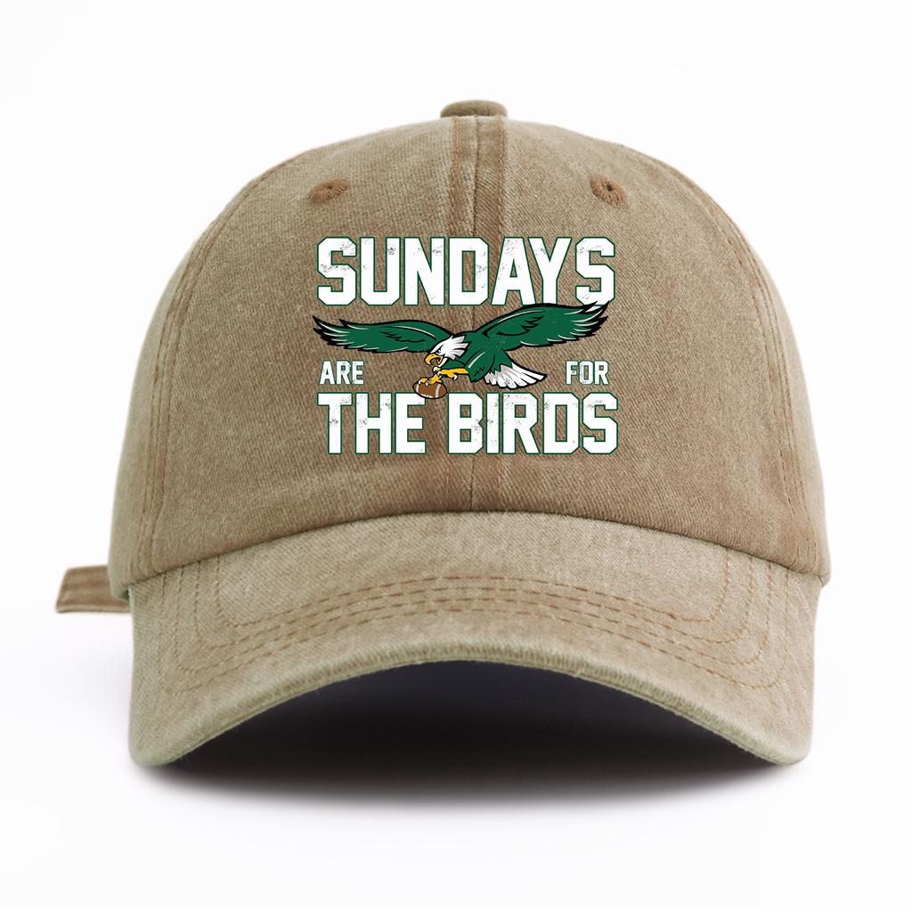 Pc THE BIRDS Print Washed Baseball Cap for AdultsMinimalist Retro Style Casual Soft Adjustable Dad HatPerfect As Gift