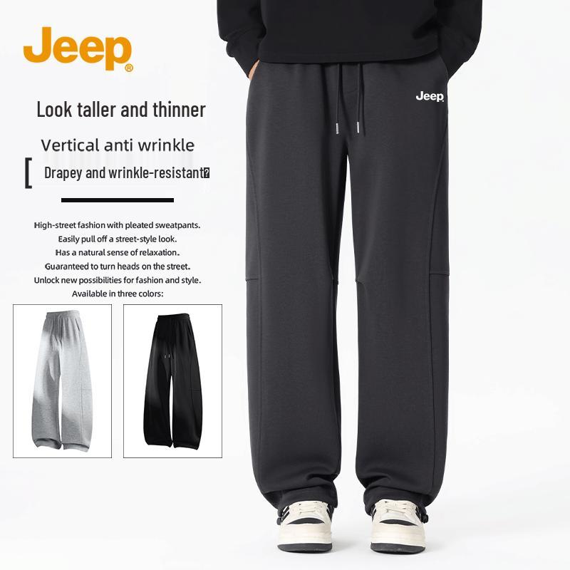 JEEP Men s American High Street Casual Straight-Leg Pants 4XL