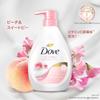 Dove Body Wash Peach & Sweet Pea Refill 2.8kg 8.5 Refills Triple Ceramide Moisture Milk