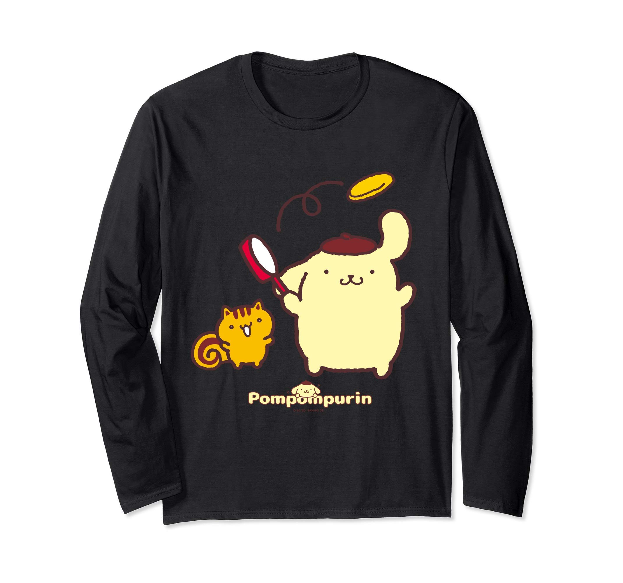 

Pompompurin Bagel Long Sleeve & T-Shirt чёрный