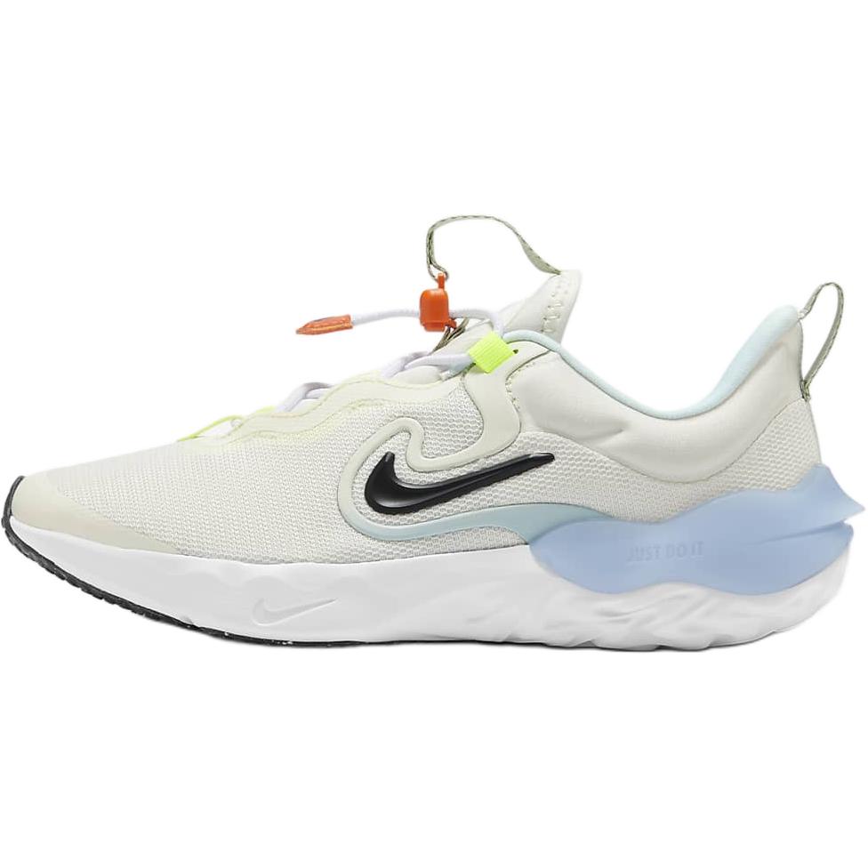 Nike Run Flow SE GS White Black Glacier Blue Kids Sneakers Sail HV1803-101