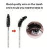 100pcs For Eyelash Extension Makeup Disposable Eyelash Brushes Spoolies Micro Lash Mascara Wands Combs Wholesale