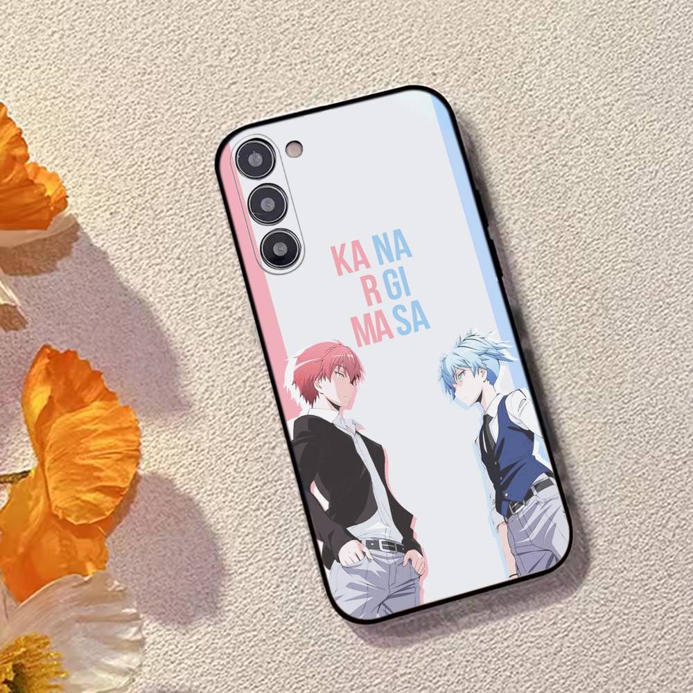 Anime Assassination C-Classroom Phone Case For Samsung Galaxy A73,A72,A71,A70,A53,A52,A51,Soft Silicone Black Cover