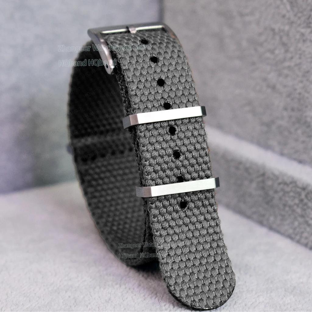 Canvas Braided Watchband for Samsung Universal Nylon Sport Wristband Belt for Huawei for Amazfit Bracelet 20 22mm Strap Accessor