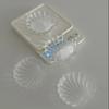 Glass Shell Glass Dish Mini Dish Cheese  Dessert Cakes Plate Jewelry Storage Tray  Simple New Style Plate