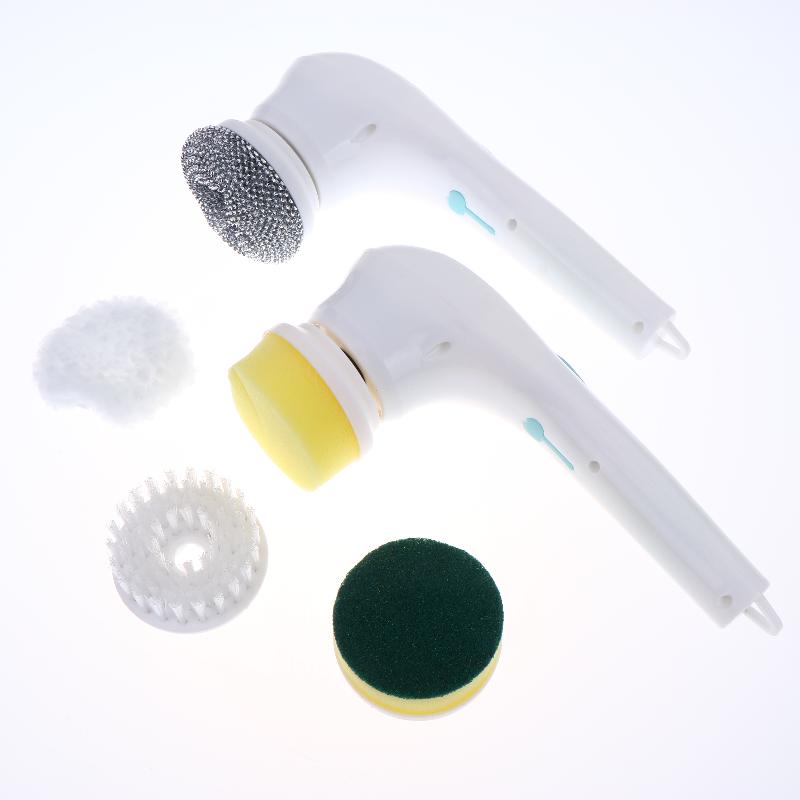 1Set Multifunctional Electric Cleaning Brush Handheld Cordless Cleaning Brush For Bathroom Washing And Kitchen Cleaning Tools