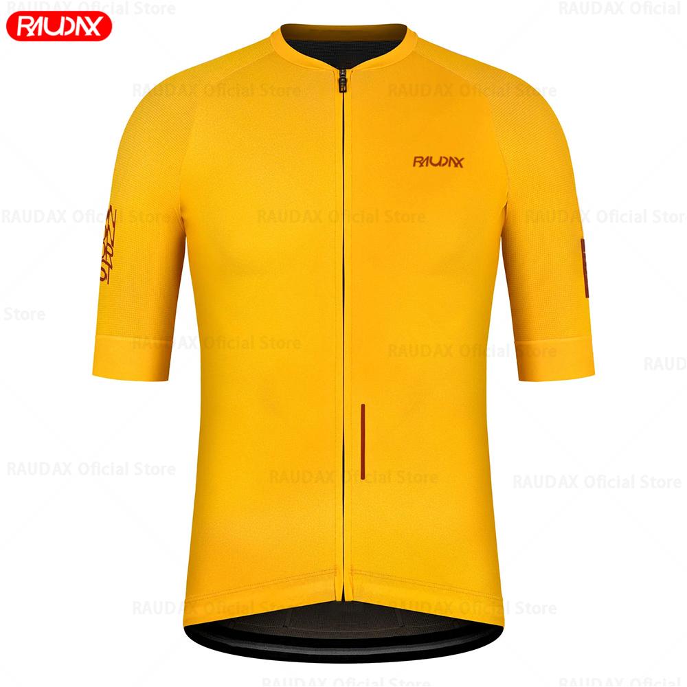2026 Raudax UNISEX SPECTRA Short Sleeve Jersey Sets Ropa Ciclismo Hombre Summer Cycling Clothing Triathlon Bib Shorts Suit Bike Shirt