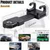 ZUKIDA Adjustable Car Seat Headrest Foldable Storage Headrest Car Seat Holder Organizer for and Water Bottle Hooks in the Car Seat Accessories Hooks,