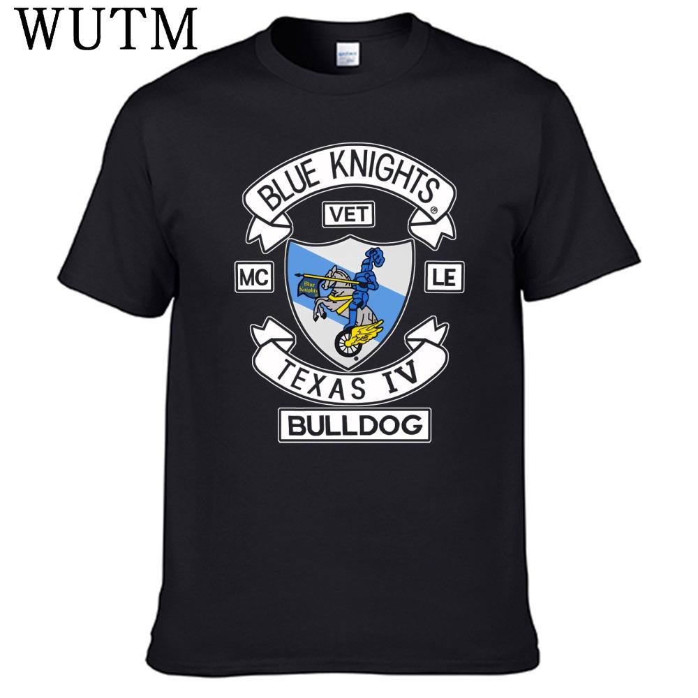 Blue Knights T Shirt 100 Cotton Men Shirt