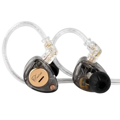 KZ Taurus Wired Gaming Earphones, In-Ear Monitors, Dual 8mm Dynamic Drivers, Two 6mm Professional Condenser Microphones, 2-Pin Gold-Plated Removable