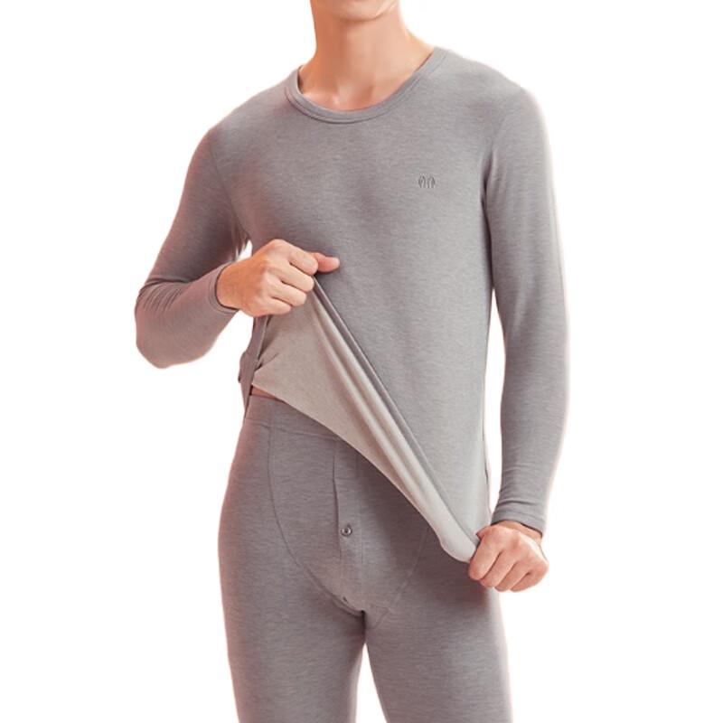 Hengyuanxiang Herren Antibakterielles Thermounterwäsche-Set